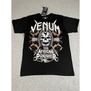Venum Cheick Kongo African Punisher T-Shirt UFC 120 Black Men’s M NWT